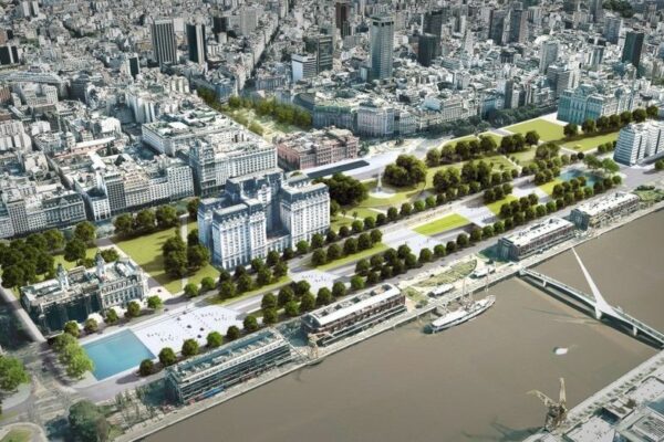 La ciudad y el festival de ventas de tierras públicas: ahora el Paseo del Bajo