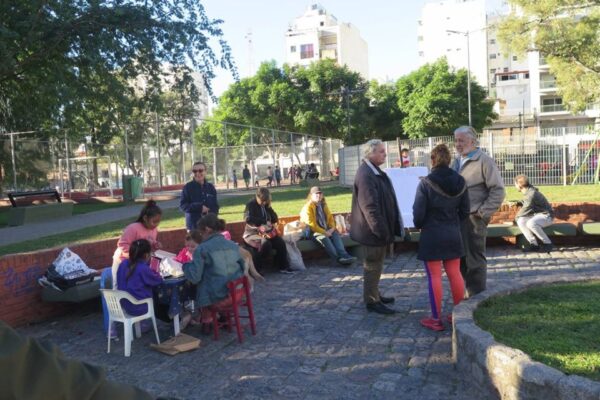 Se realizó en Plaza La Pampa una reunión por el proyecto Ecobarrio Villa Gral. Mitre